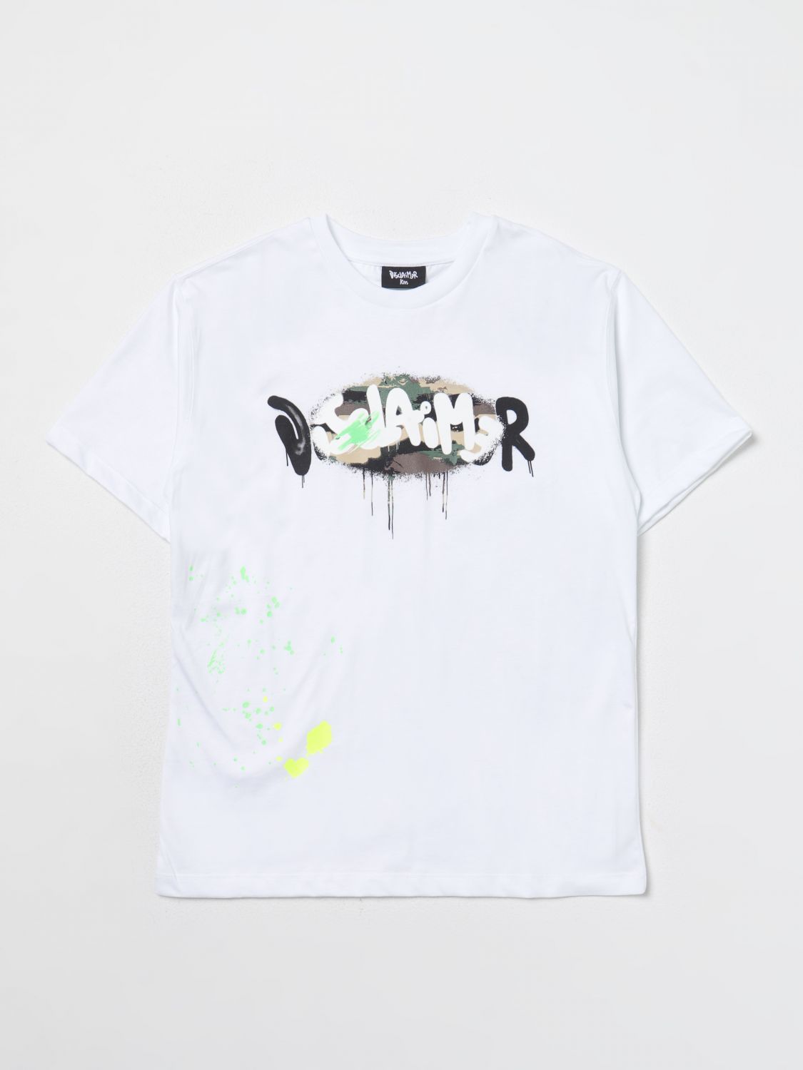 Disclaimer T-Shirt DISCLAIMER Kids colour White