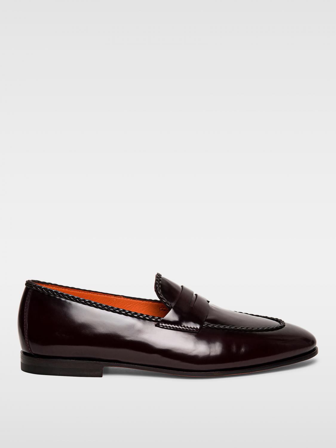 Santoni Loafers SANTONI Men color Burgundy