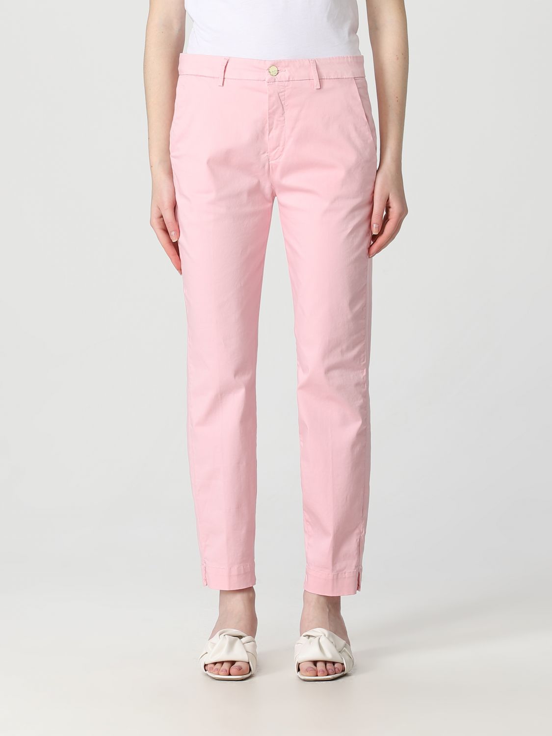 Kaos Trousers KAOS Woman colour Pink