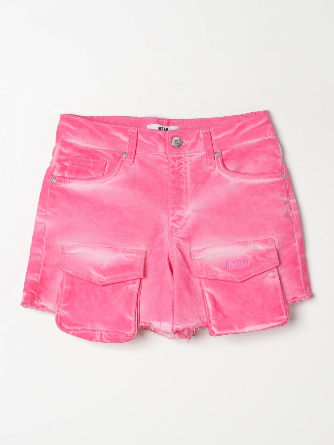 Msgm Kids Short MSGM KIDS Kids colour Fuchsia