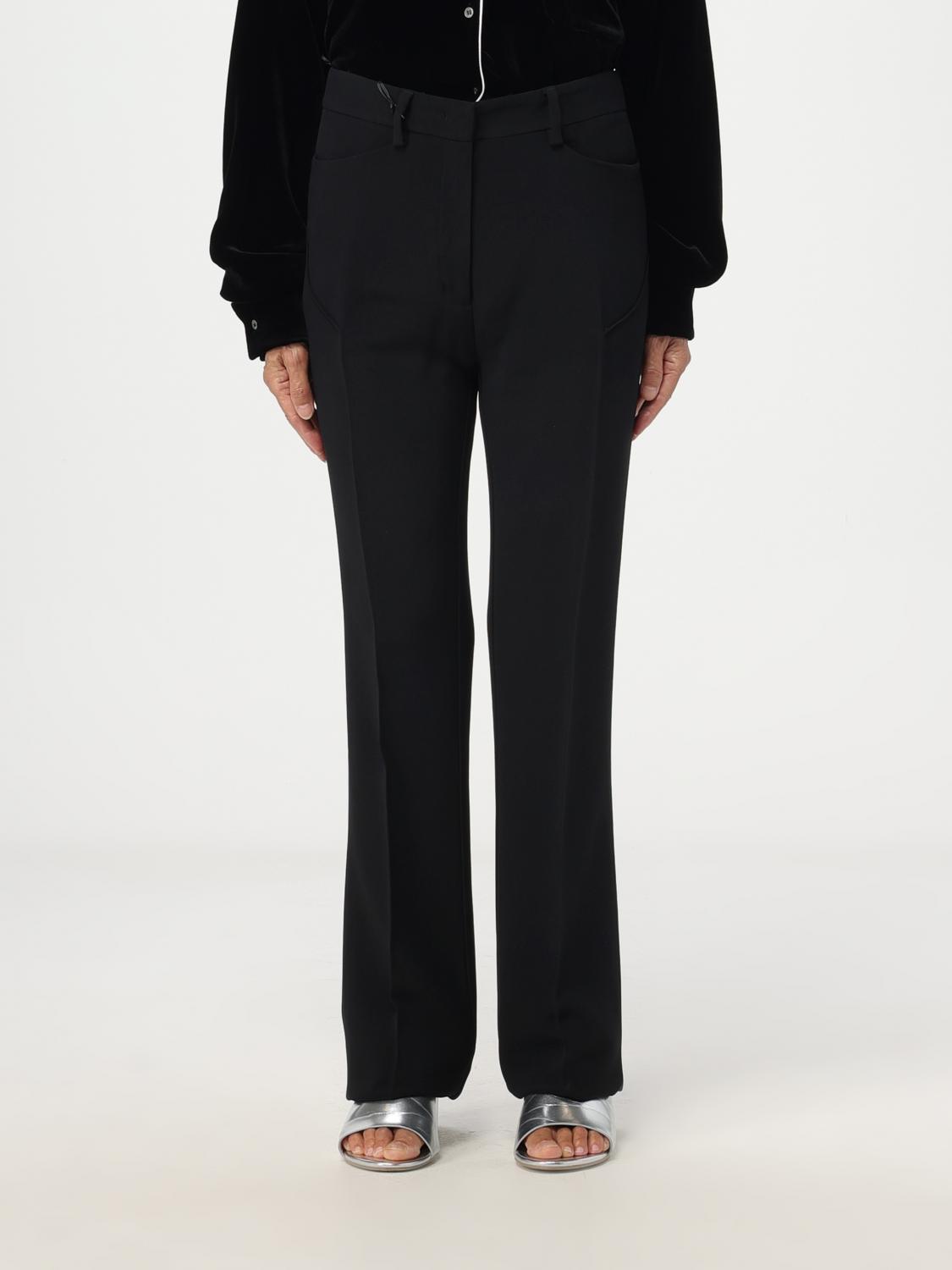 N° 21 Trousers N° 21 Woman colour Black