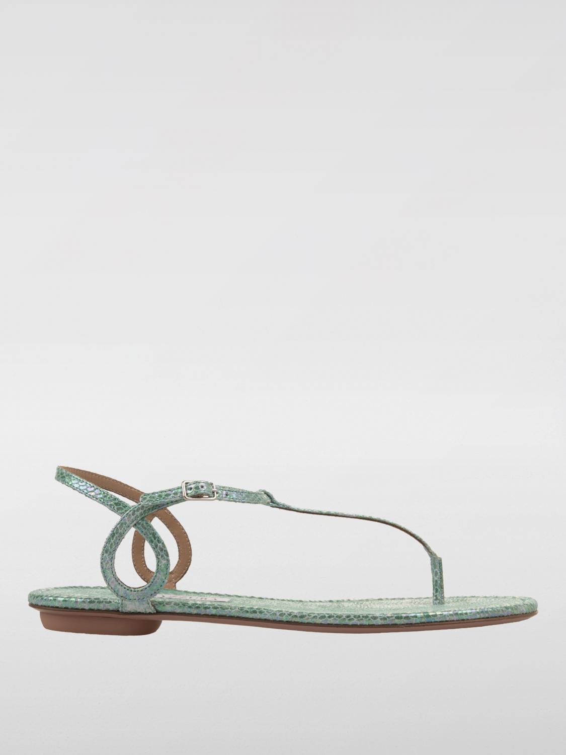 Aquazzura Heeled Sandals AQUAZZURA Woman color Green