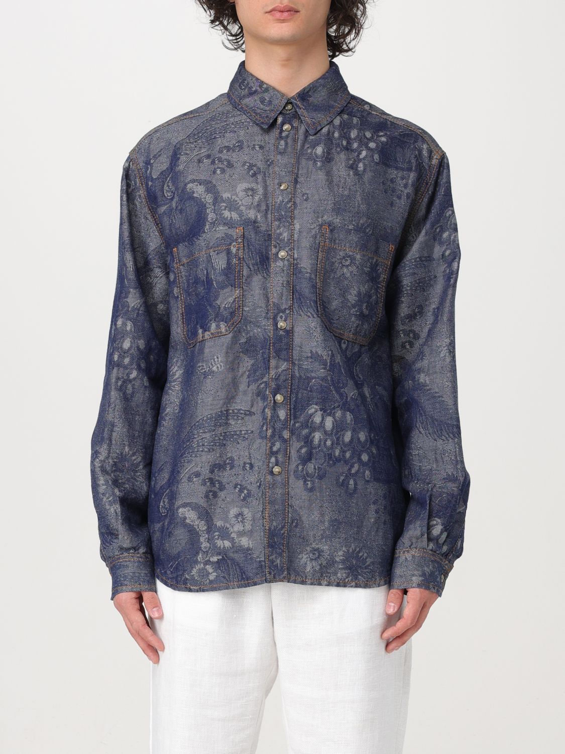 Etro Shirt ETRO Men colour Denim