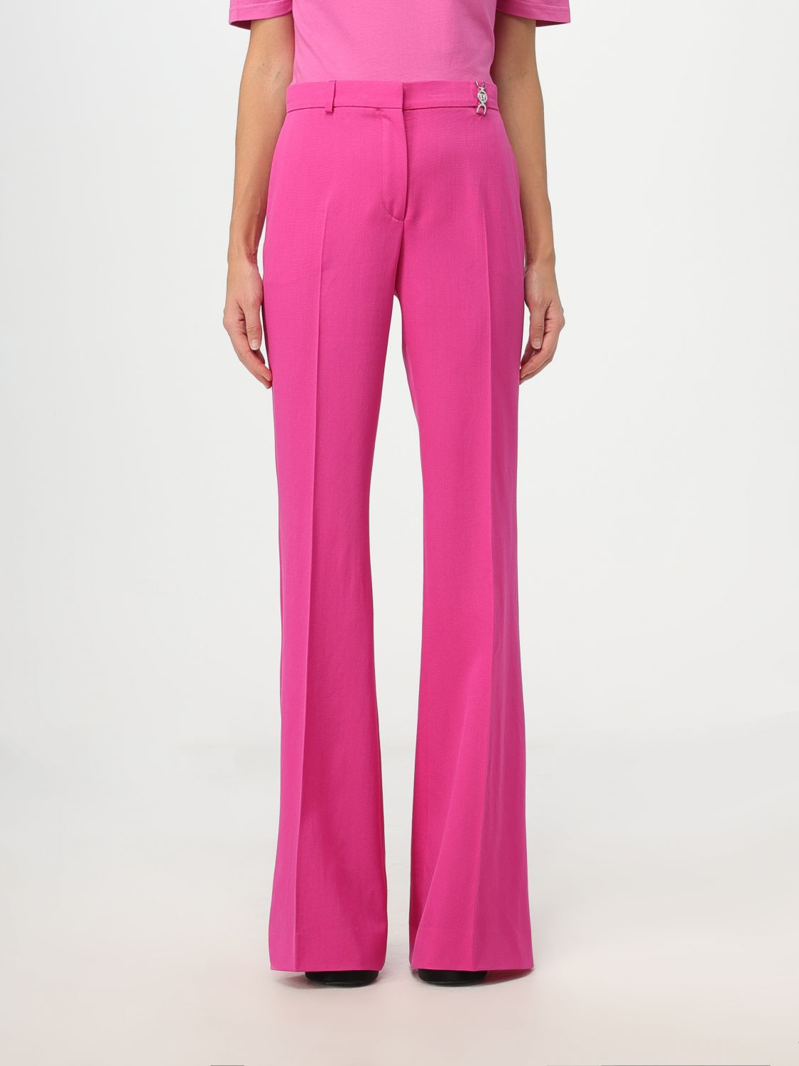 Versace Trousers VERSACE Woman colour Fuchsia