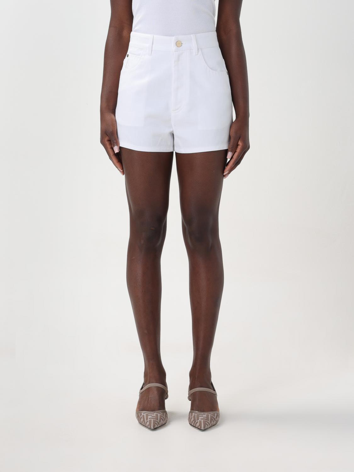 FENDI Short FENDI Woman colour White