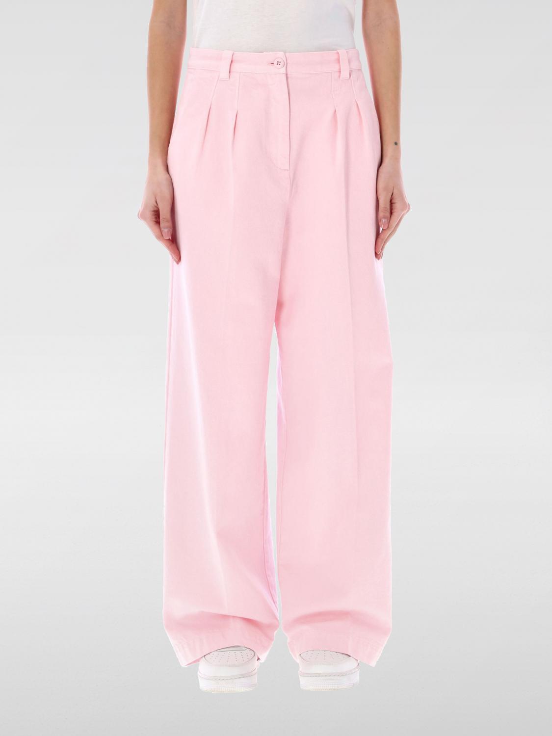 A.P.C. Pants A. P.C. Woman color Pink