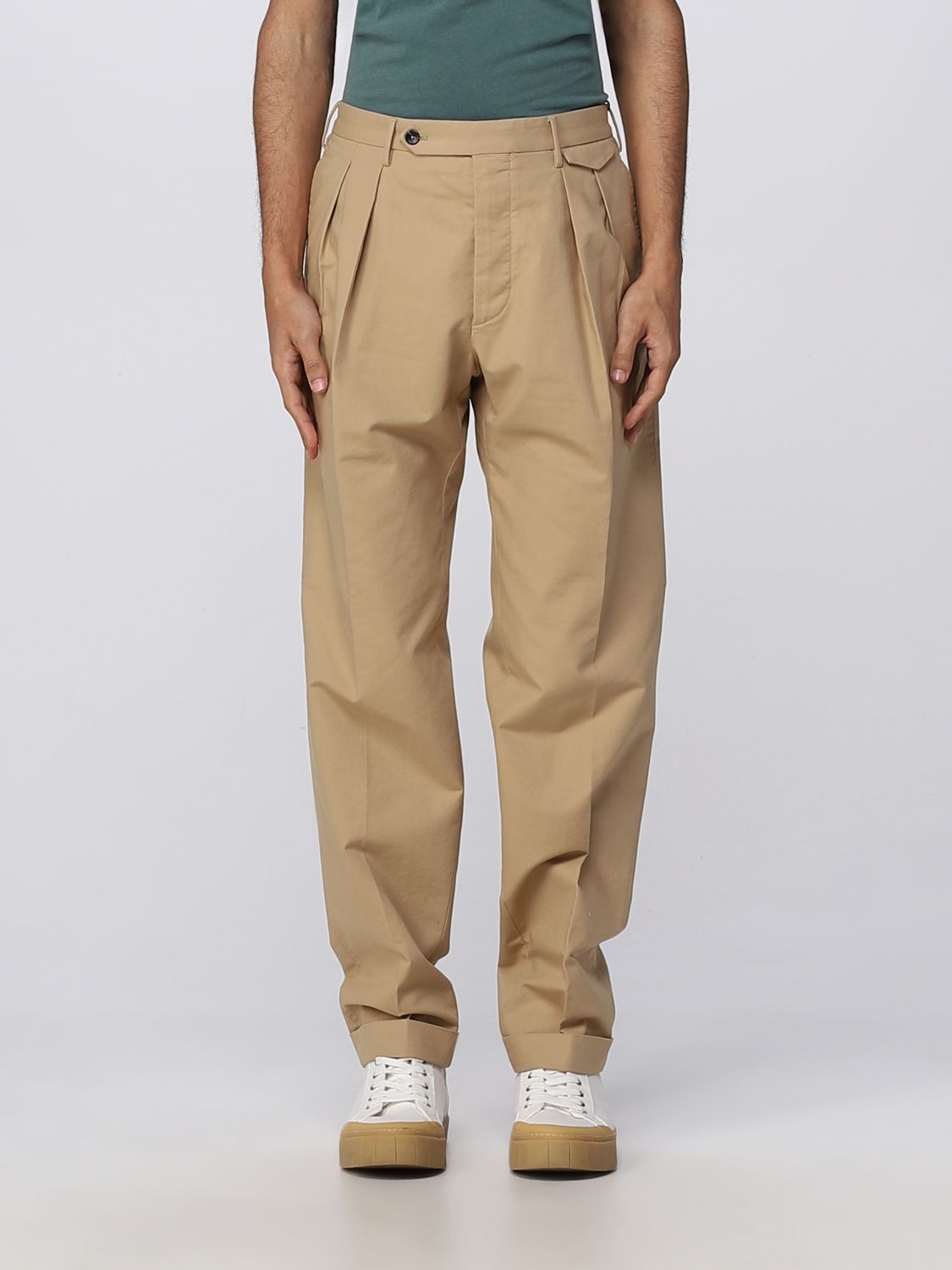 Incotex Trousers INCOTEX Men colour Beige