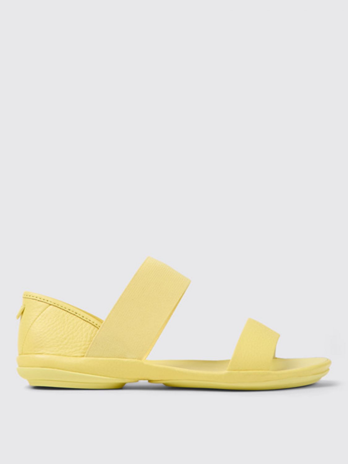 Camper Camper Right sandals in nubuck and fabric