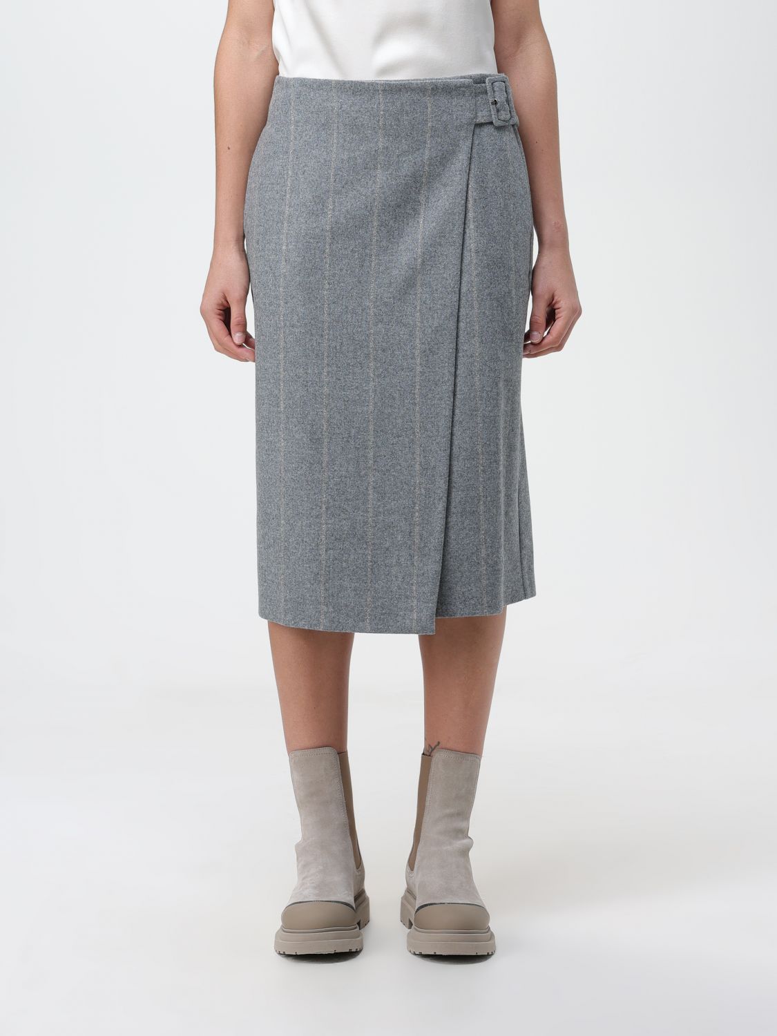 Fabiana Filippi Skirt FABIANA FILIPPI Woman colour Grey