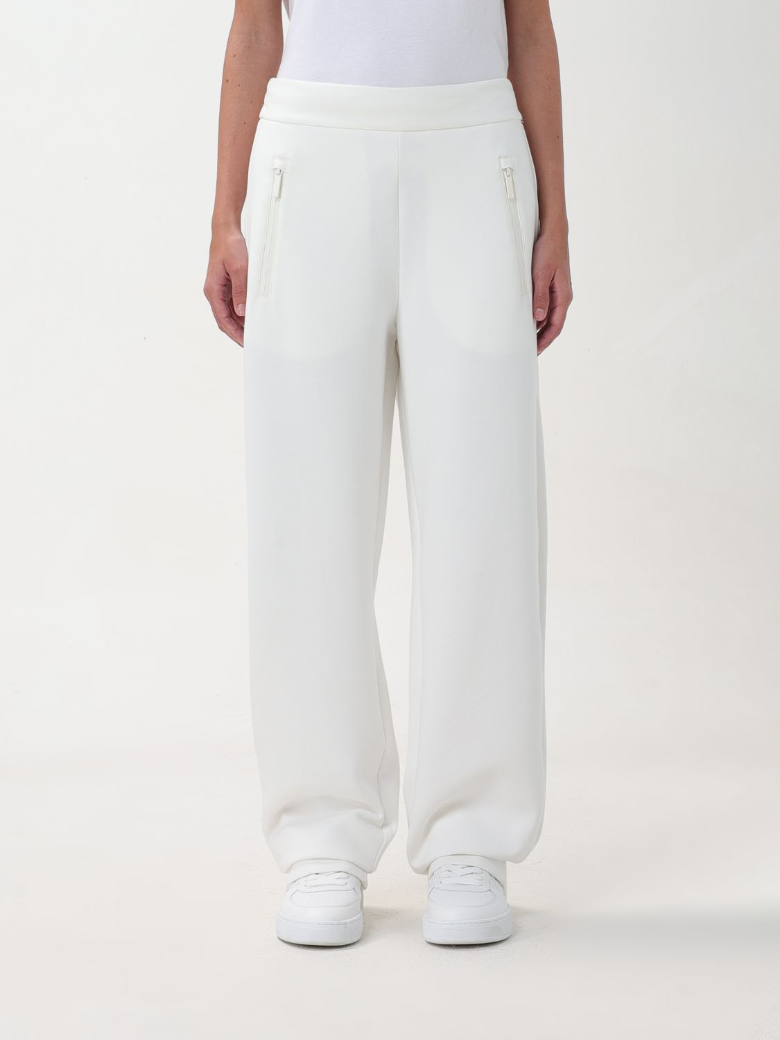 Emporio Armani Trousers EMPORIO ARMANI Woman colour White