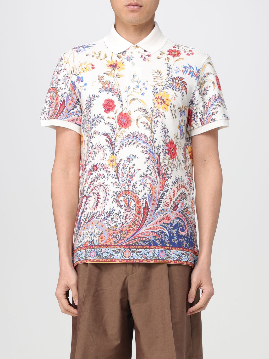 Etro Polo Shirt ETRO Men colour White