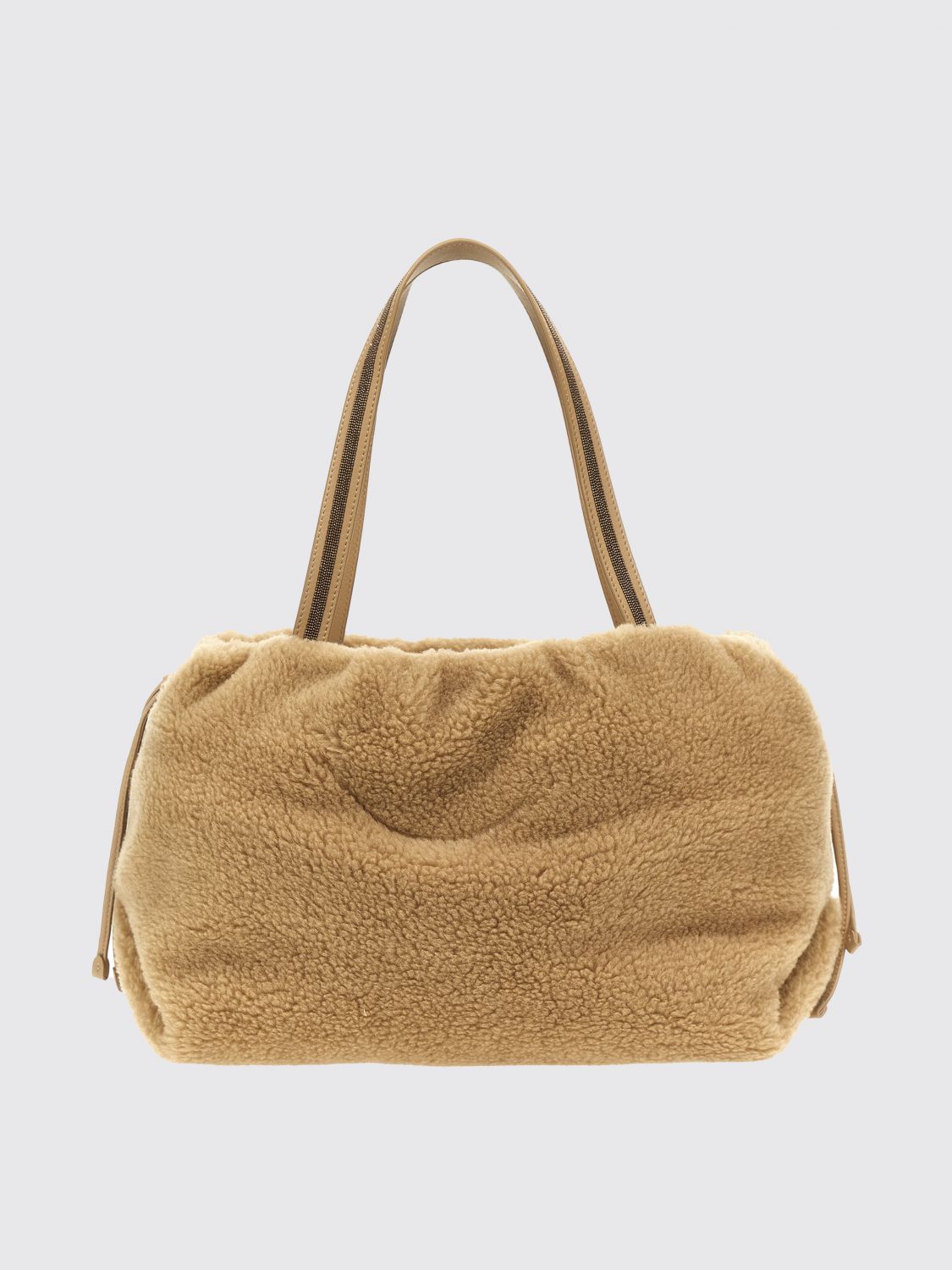 Brunello Cucinelli Shoulder Bag BRUNELLO CUCINELLI Woman colour Honey