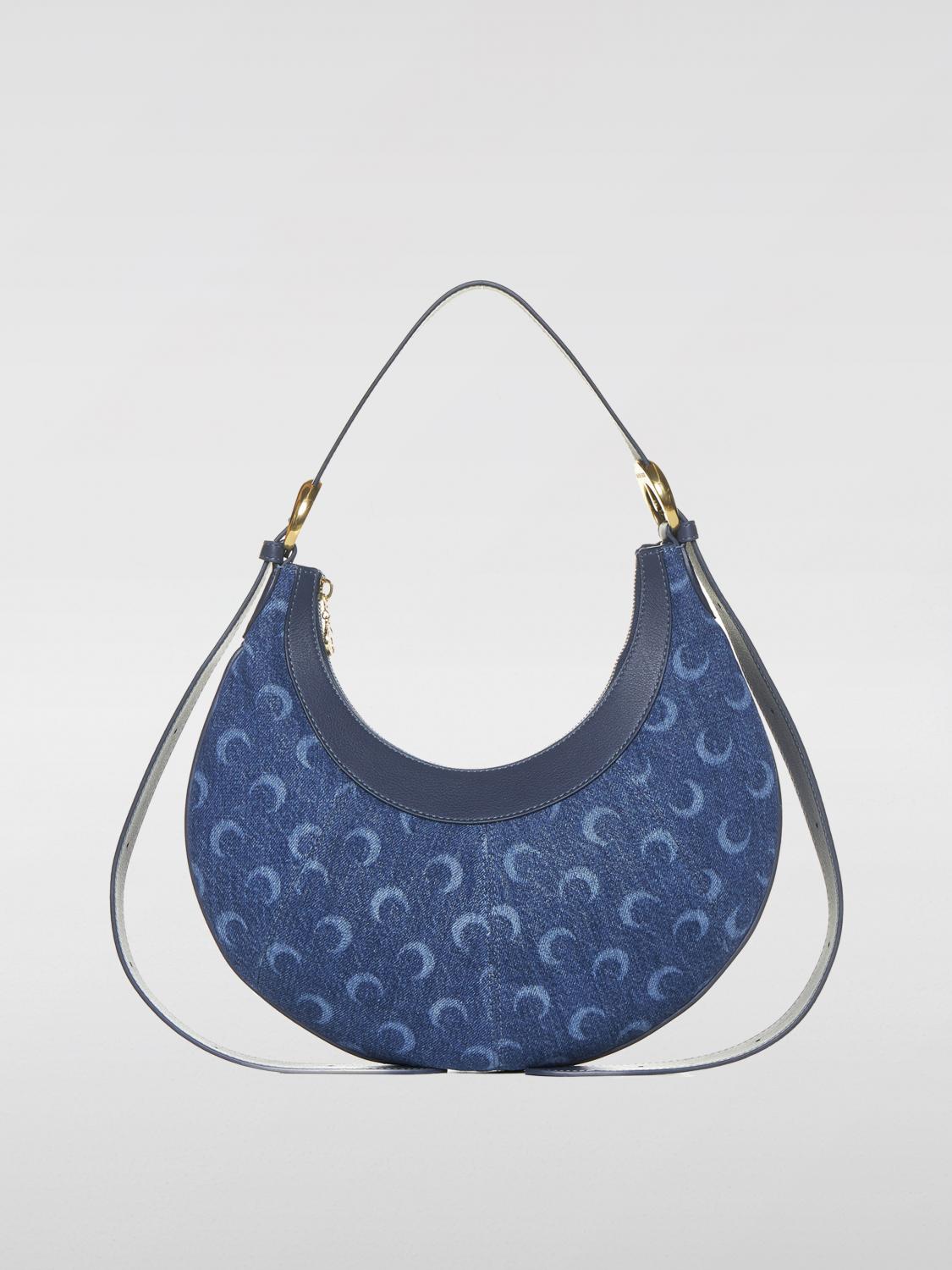 Marine Serre Shoulder Bag MARINE SERRE Woman color Blue