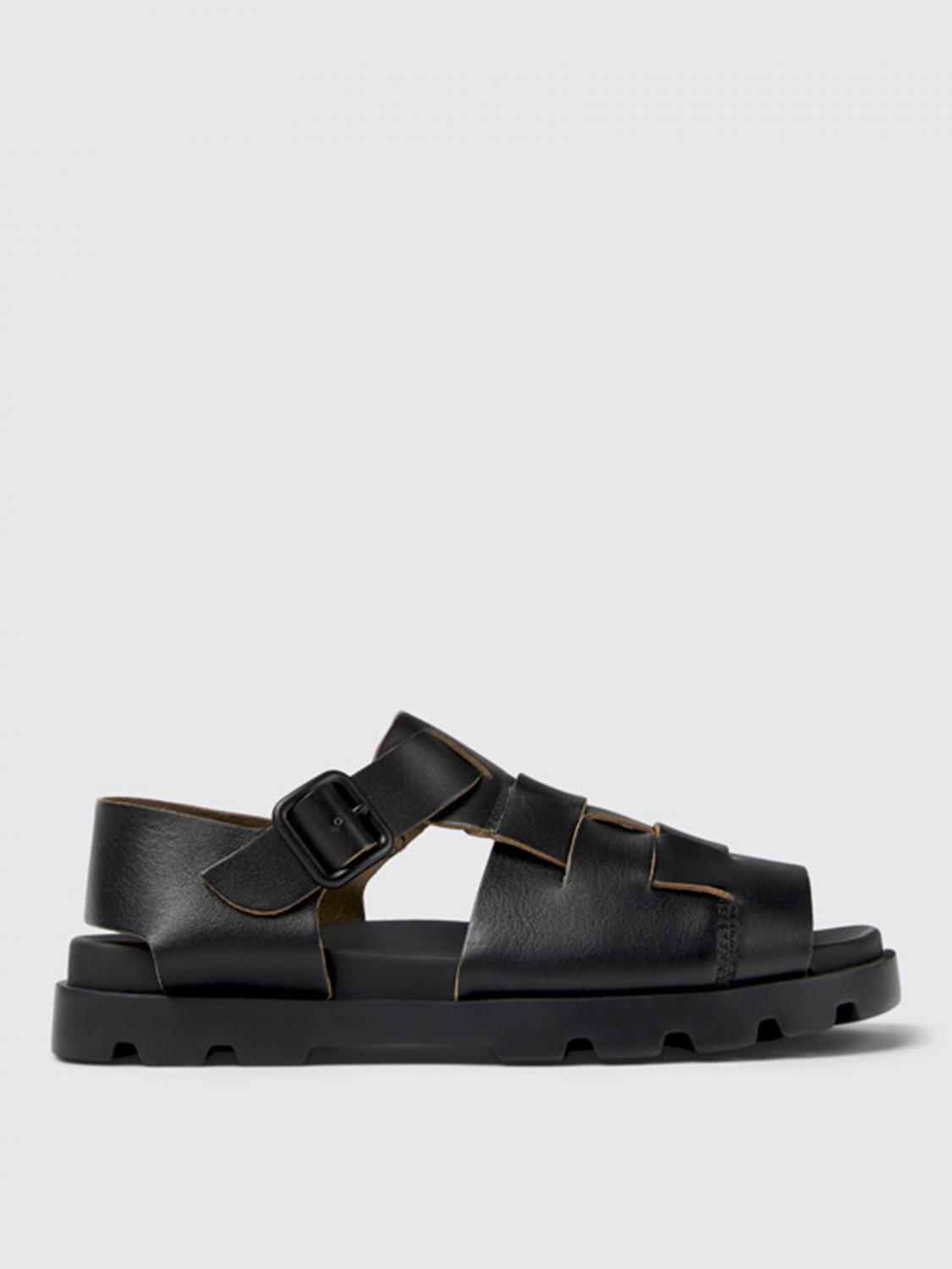 Camper Flat Sandals CAMPER Woman colour Black