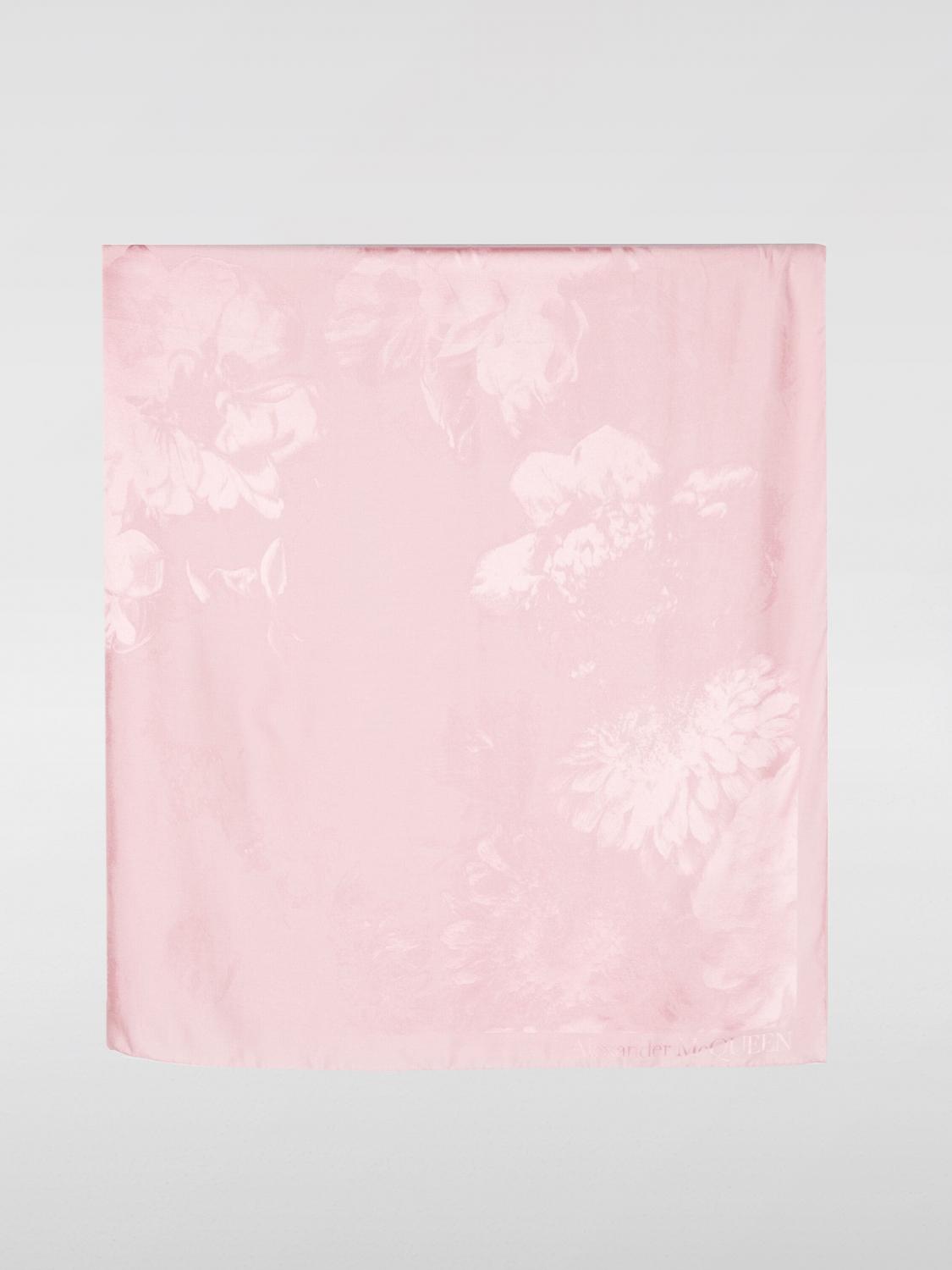 Alexander McQueen Scarf ALEXANDER MCQUEEN Woman color Pink