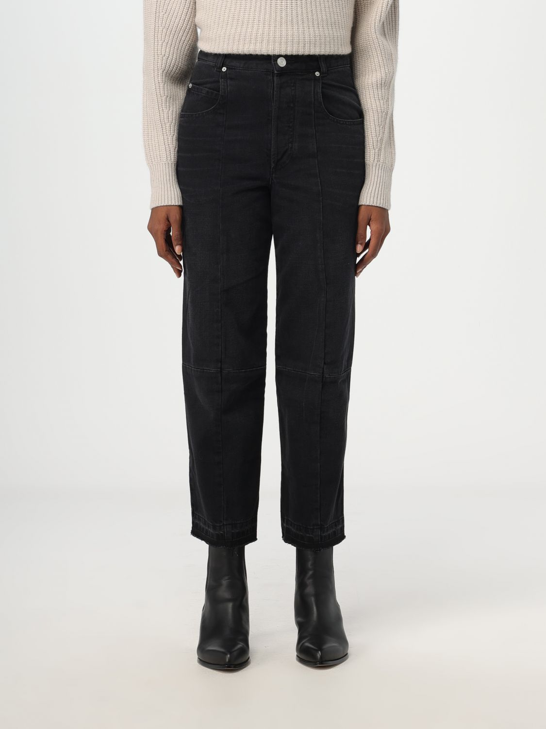 Isabel Marant Jeans ISABEL MARANT Woman colour Black