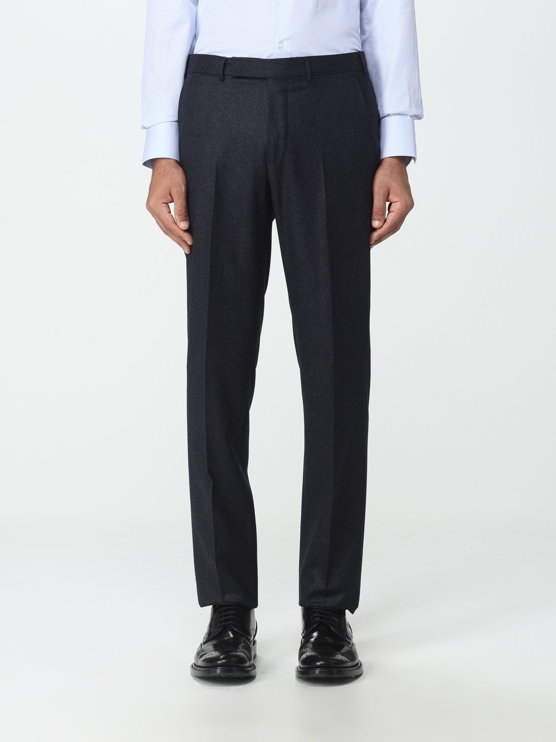 zegna Trousers ZEGNA Men colour Charcoal