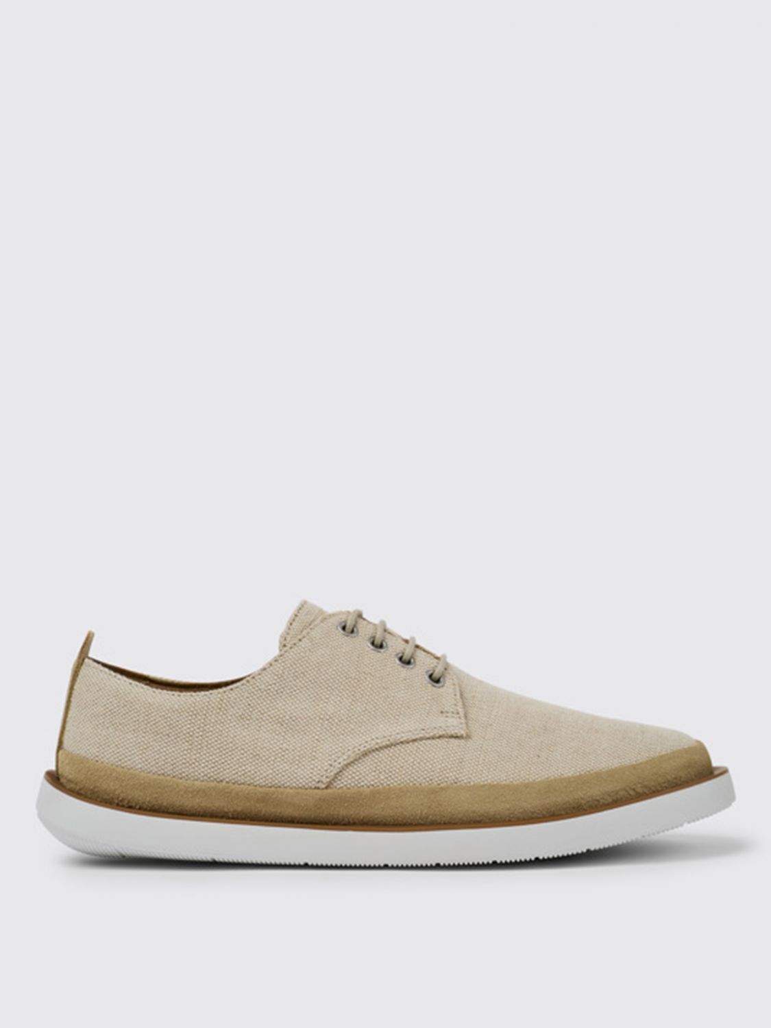 Camper Wagon Camper shoes in calfskin and hemp