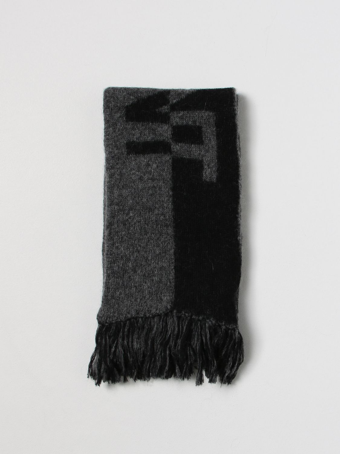 Saint Laurent Scarf SAINT LAURENT Woman colour Grey