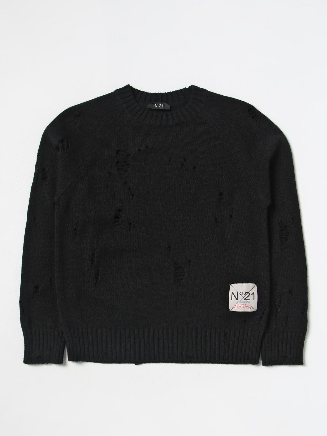 N° 21 Jumper N° 21 Kids colour Black