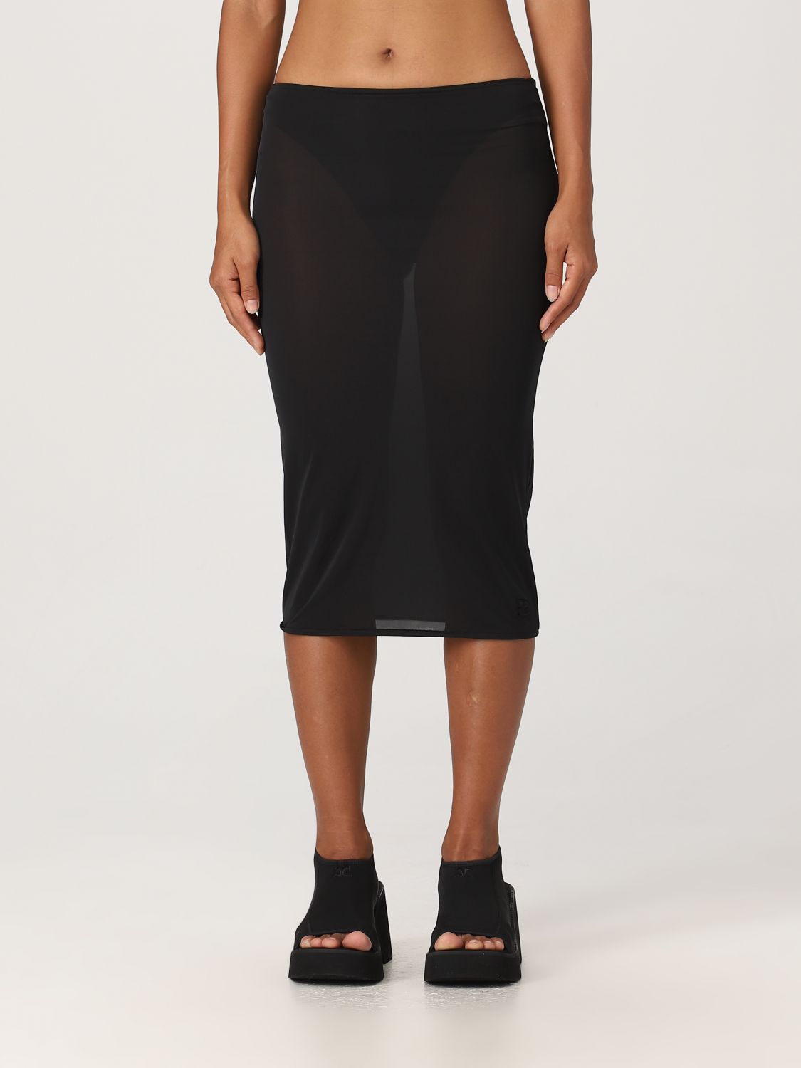 Courrèges Skirt COURRÈGES Woman colour Black