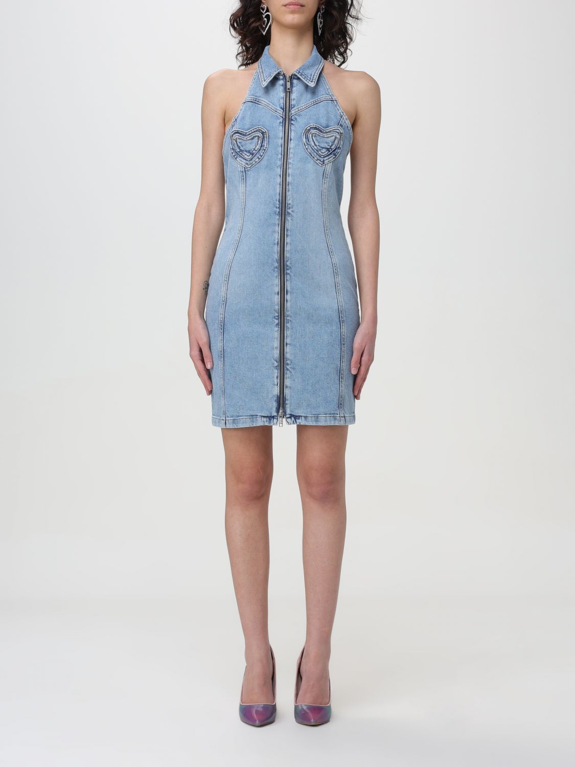 Moschino Jeans Dress MOSCHINO JEANS Woman colour Denim