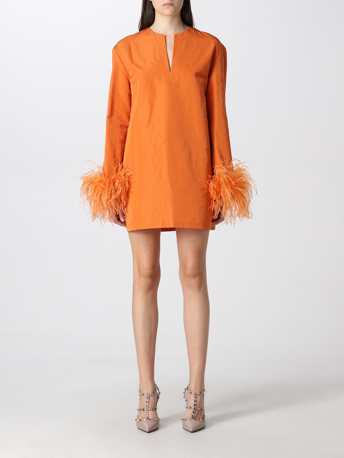 Valentino Dress VALENTINO Woman colour Orange