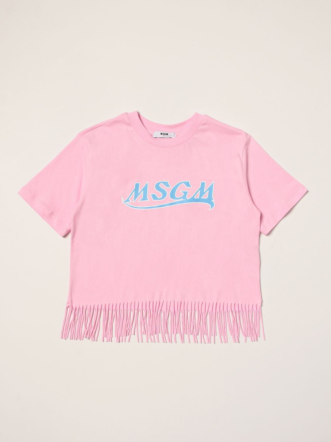 Msgm Kids Msgm Kids cropped t-shirt with logo