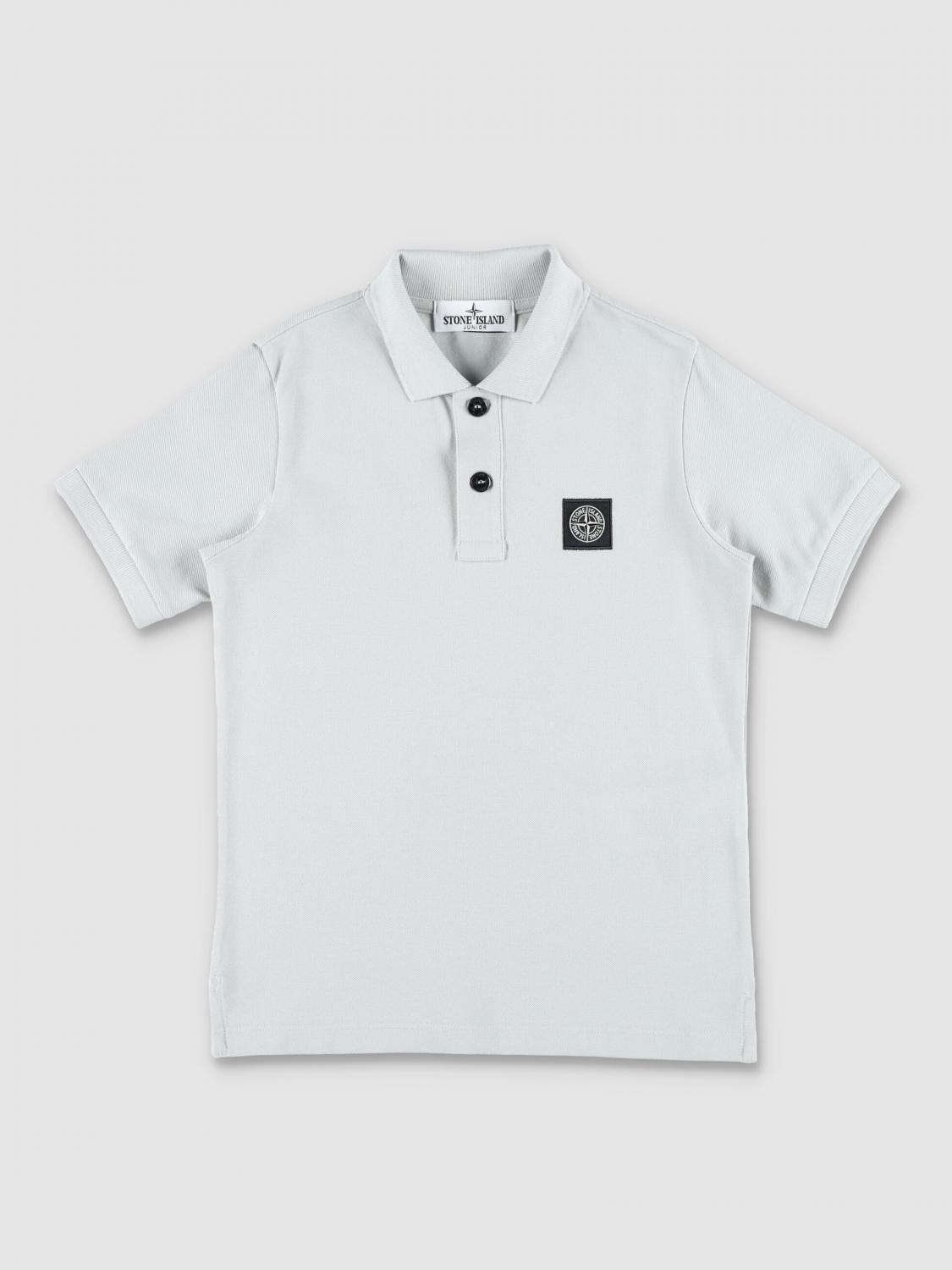 Stone Island Junior Polo Shirt STONE ISLAND JUNIOR Kids color Grey 1