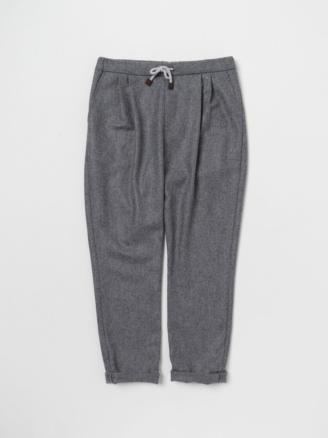 Brunello Cucinelli Trousers BRUNELLO CUCINELLI Kids colour Grey