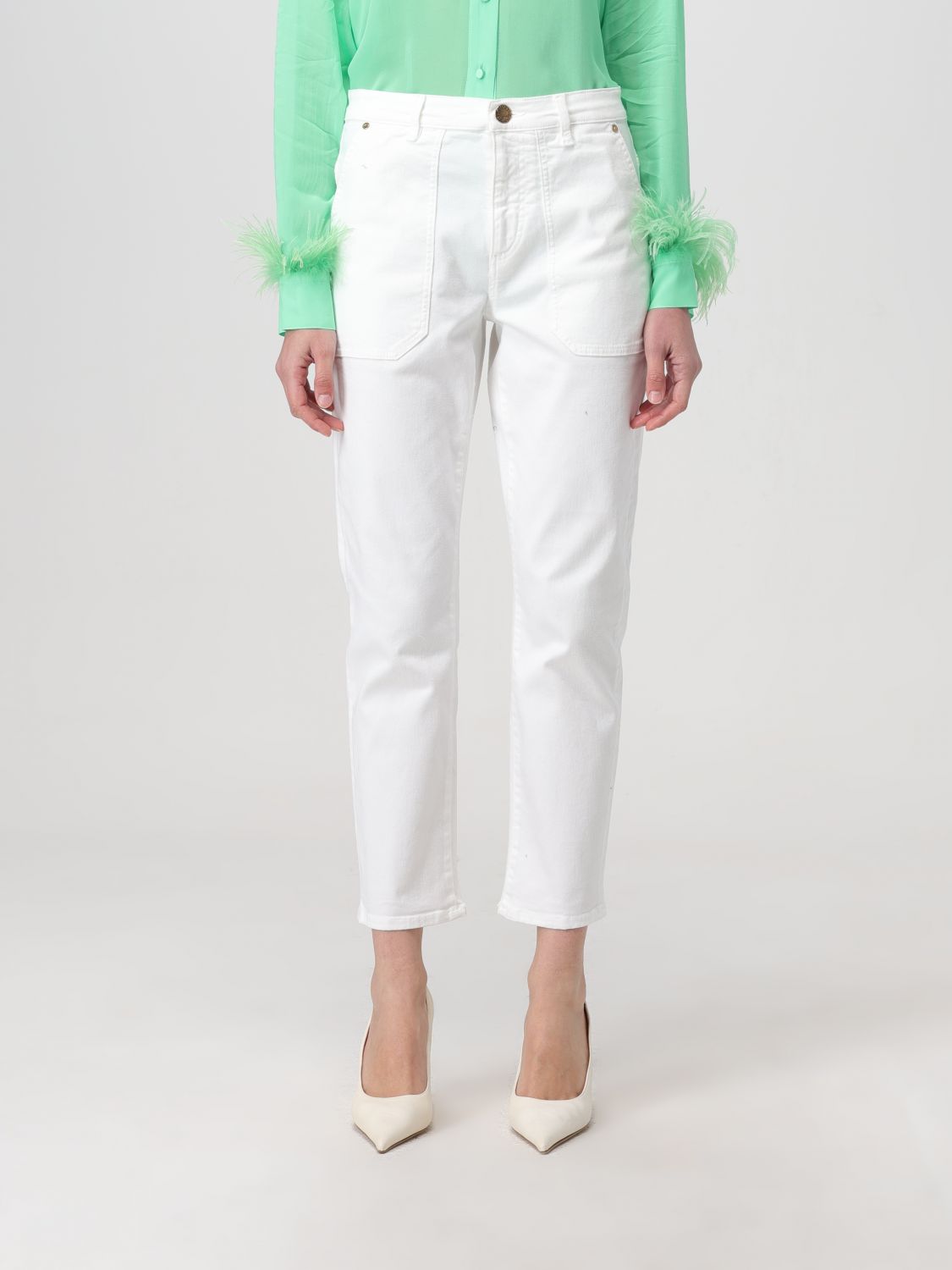 Pinko Jeans PINKO Woman colour White