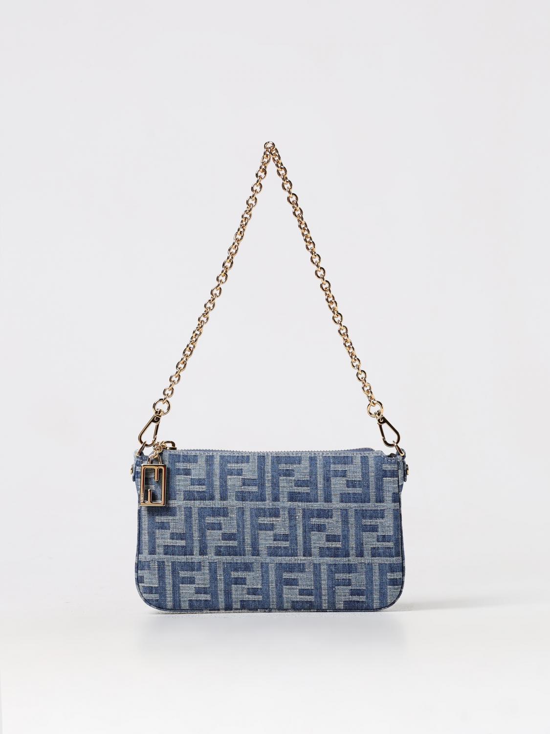 FENDI Shoulder Bag FENDI Woman color Denim