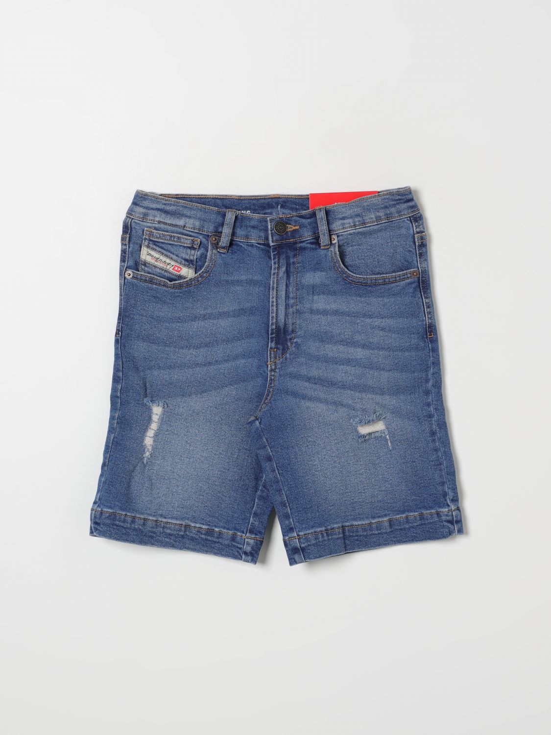 Diesel Shorts DIESEL Kids color Yellow Cream