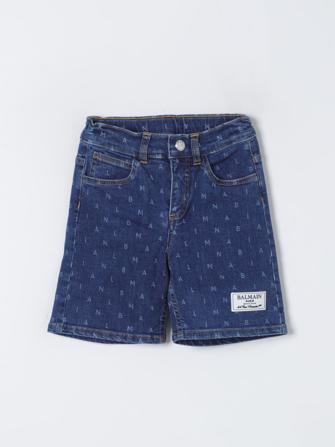 Balmain Kids Shorts BALMAIN KIDS Kids colour Denim