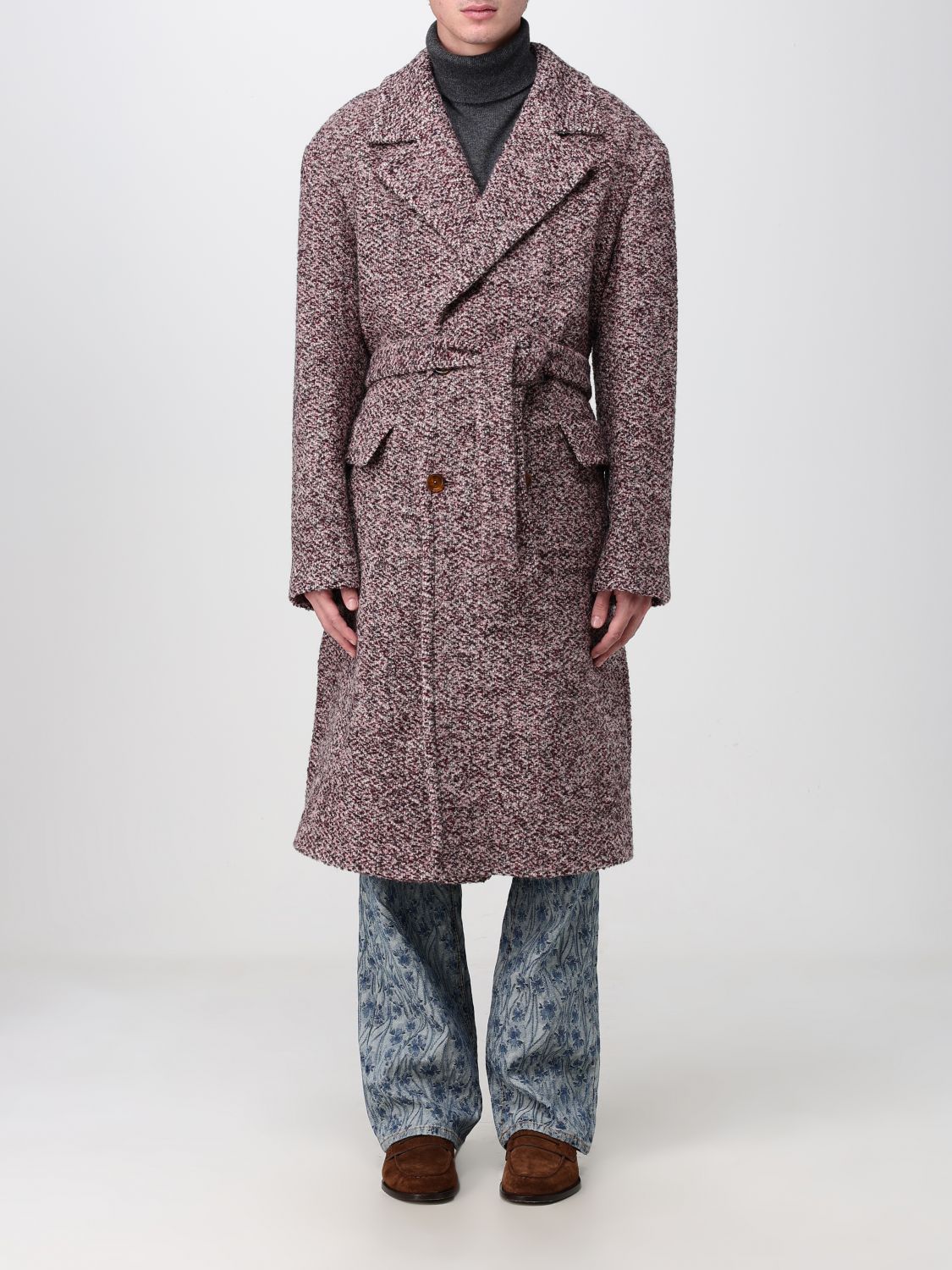 Etro Coat ETRO Men colour Pink