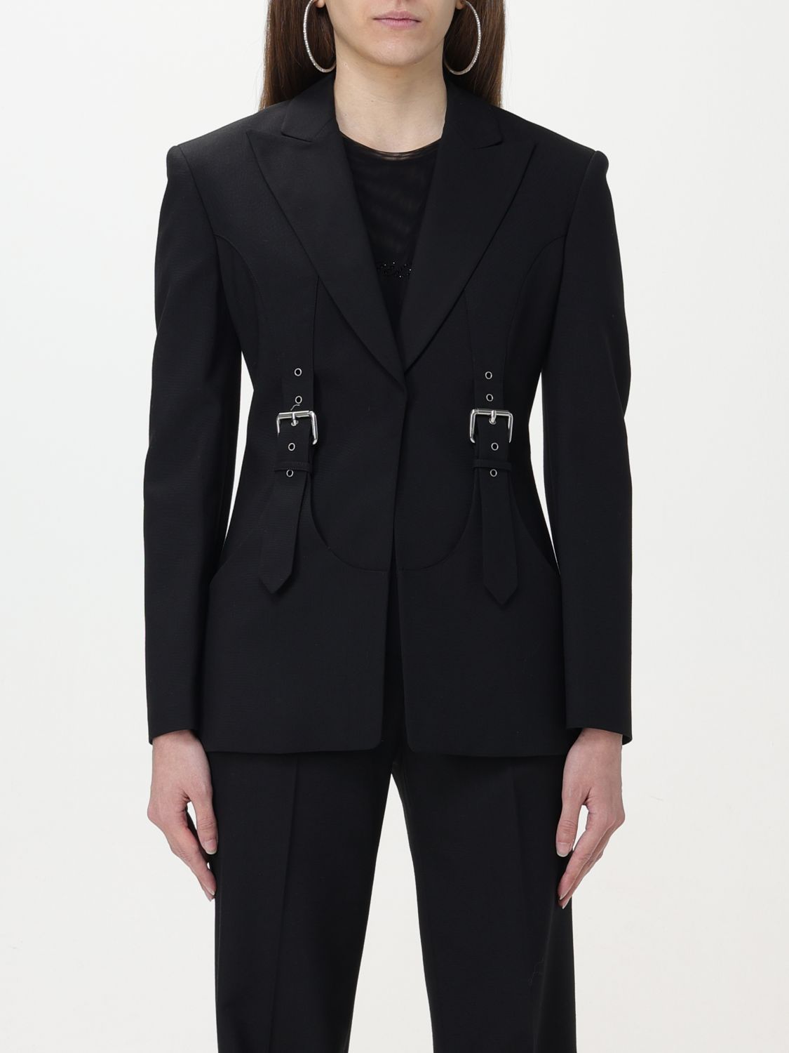 Blumarine Jacket BLUMARINE Woman colour Black