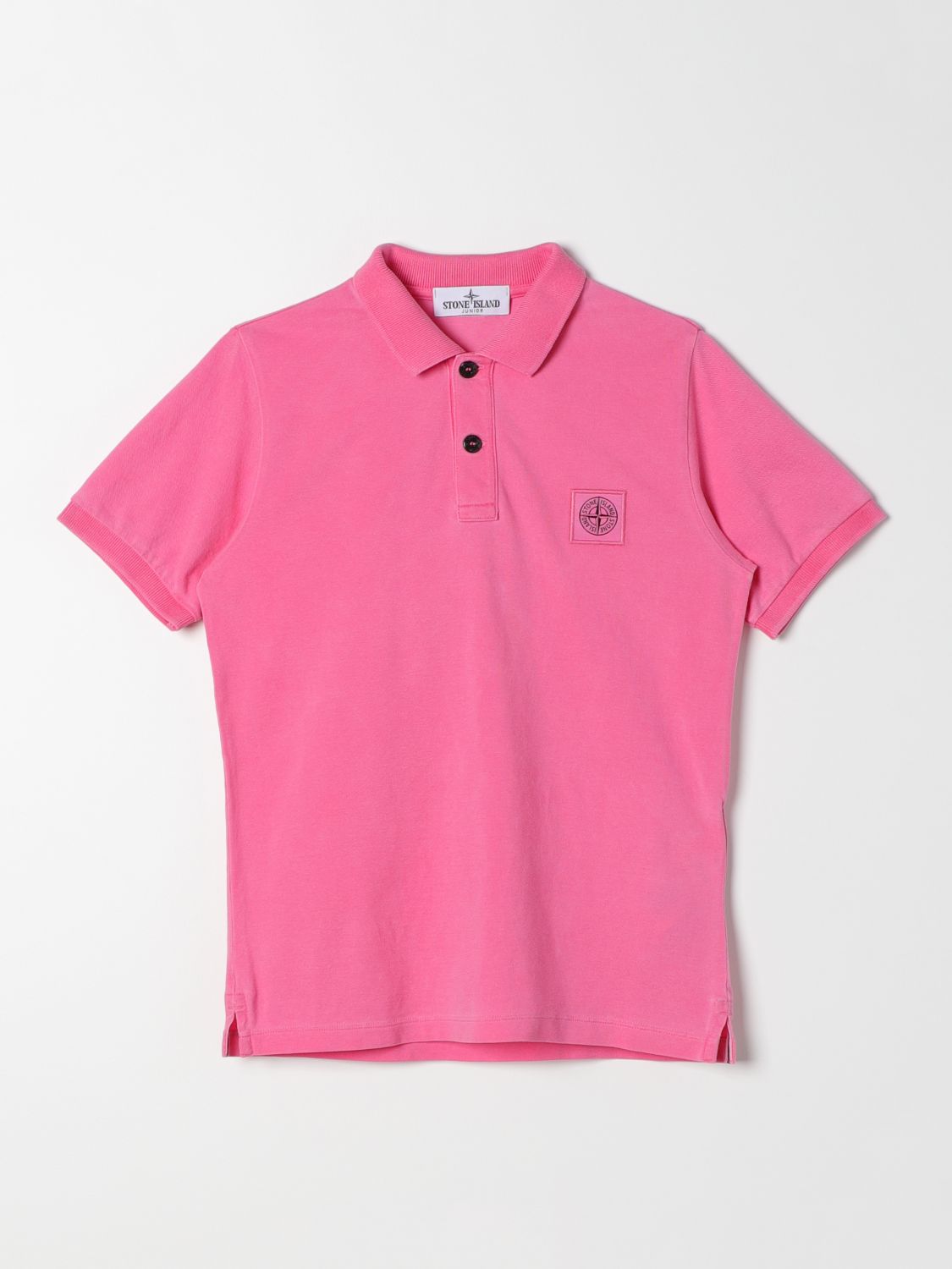 Stone Island Junior Polo Shirt STONE ISLAND JUNIOR Kids colour Fuchsia