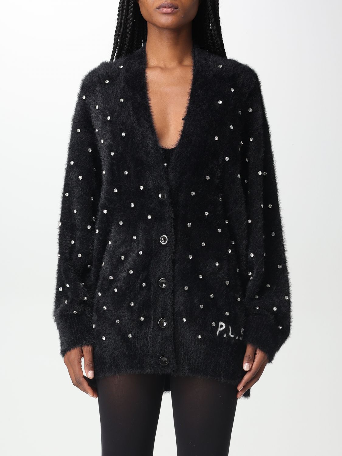 Philosophy Di Lorenzo Serafini Cardigan PHILOSOPHY DI LORENZO SERAFINI Woman colour Black