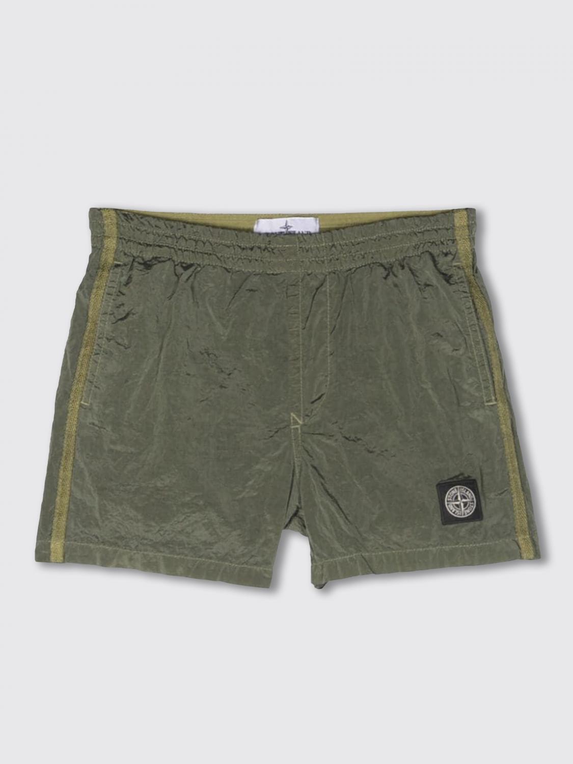 Stone Island Junior Shorts STONE ISLAND JUNIOR Kids colour Olive