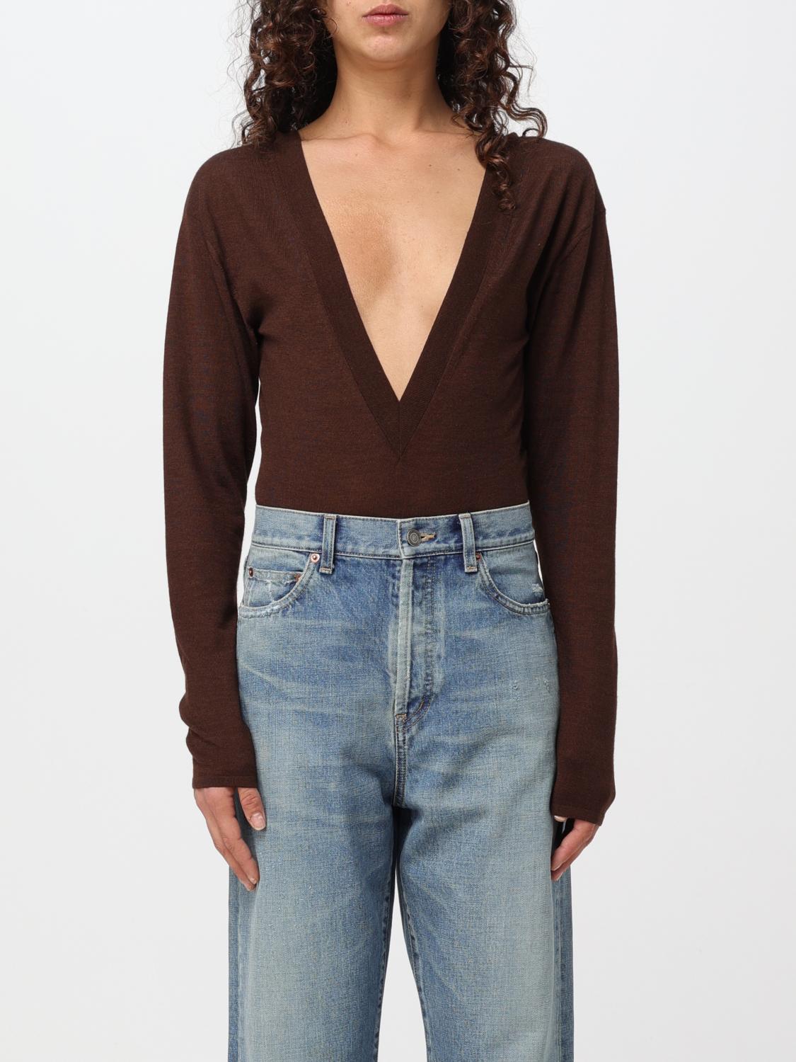 Saint Laurent Body SAINT LAURENT Woman color Brown