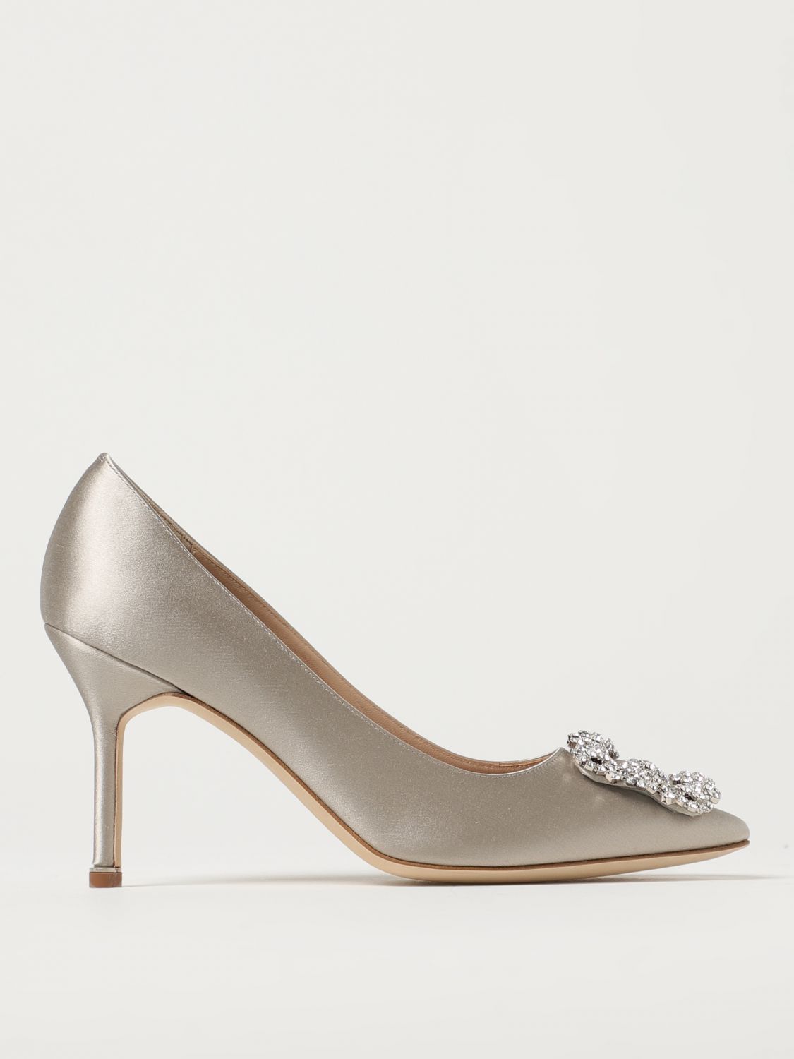 Manolo Blahnik Court Shoes MANOLO BLAHNIK Woman colour Silver