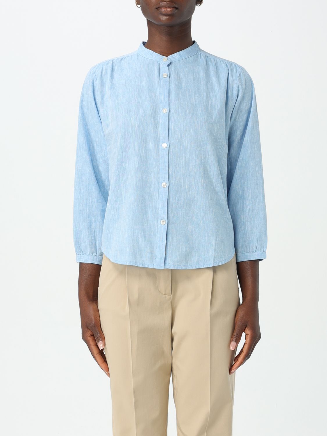 Woolrich Shirt WOOLRICH Woman color Gnawed Blue