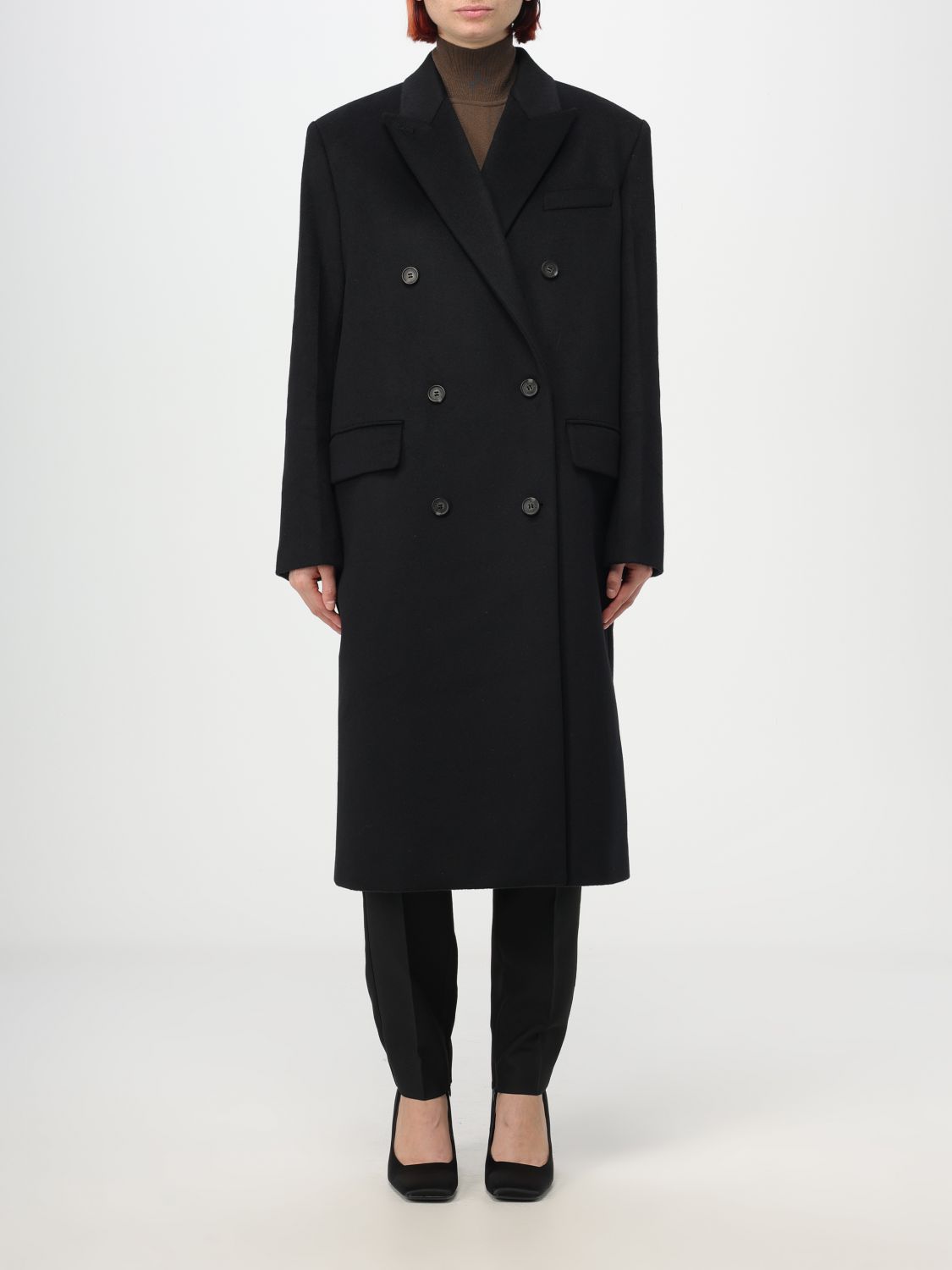 Calvin Klein Coat CALVIN KLEIN Woman colour Black