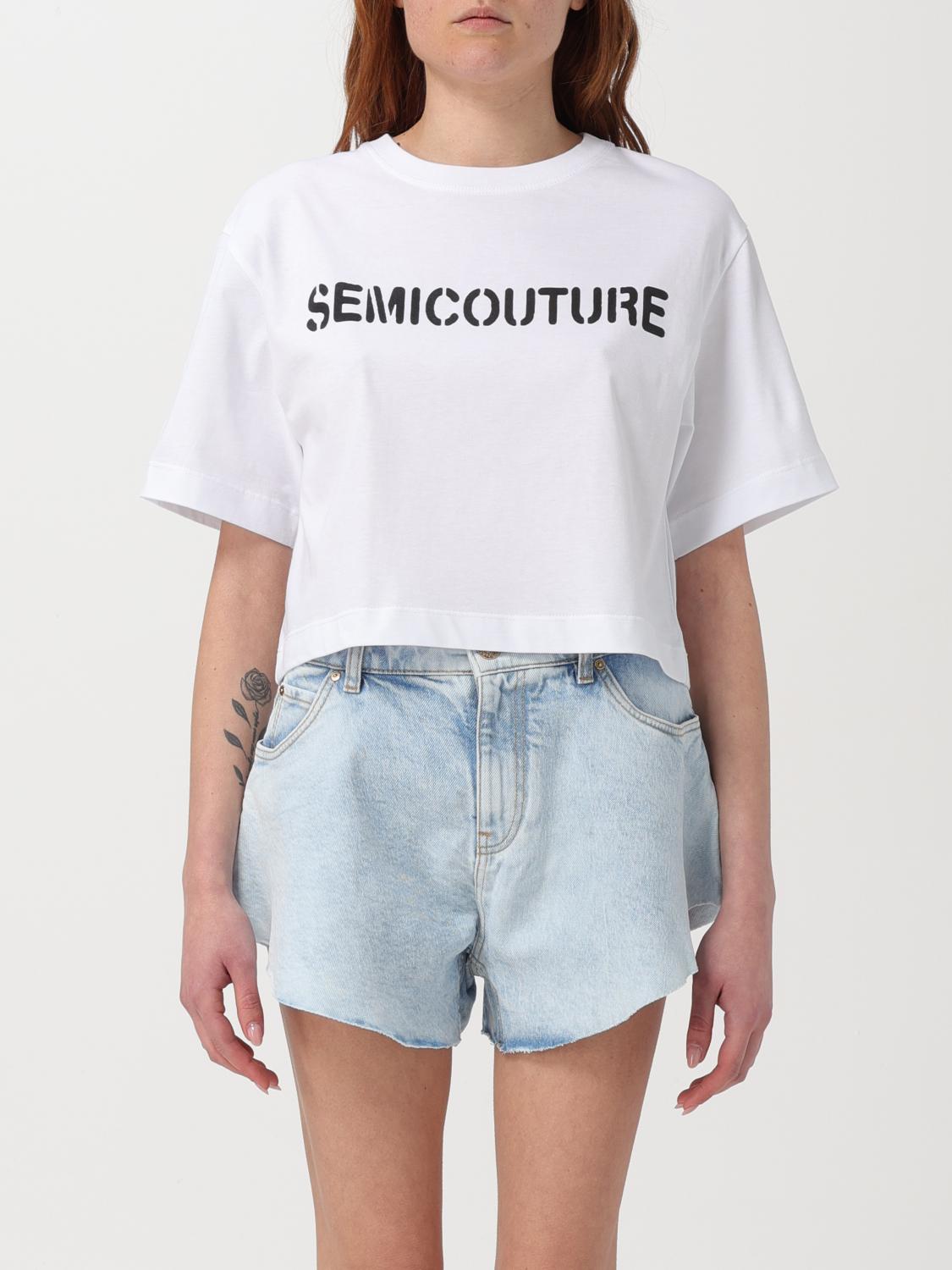 Semicouture T-Shirt SEMICOUTURE Woman colour White