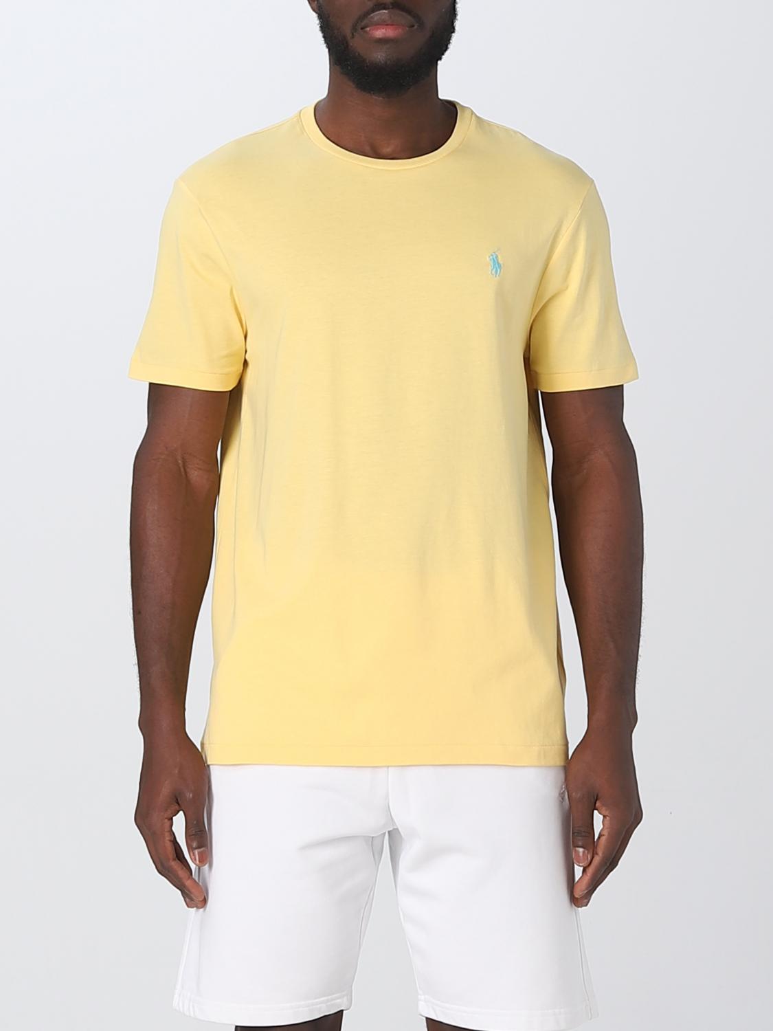 Polo Ralph Lauren T-Shirt POLO RALPH LAUREN Men colour Straw Yellow