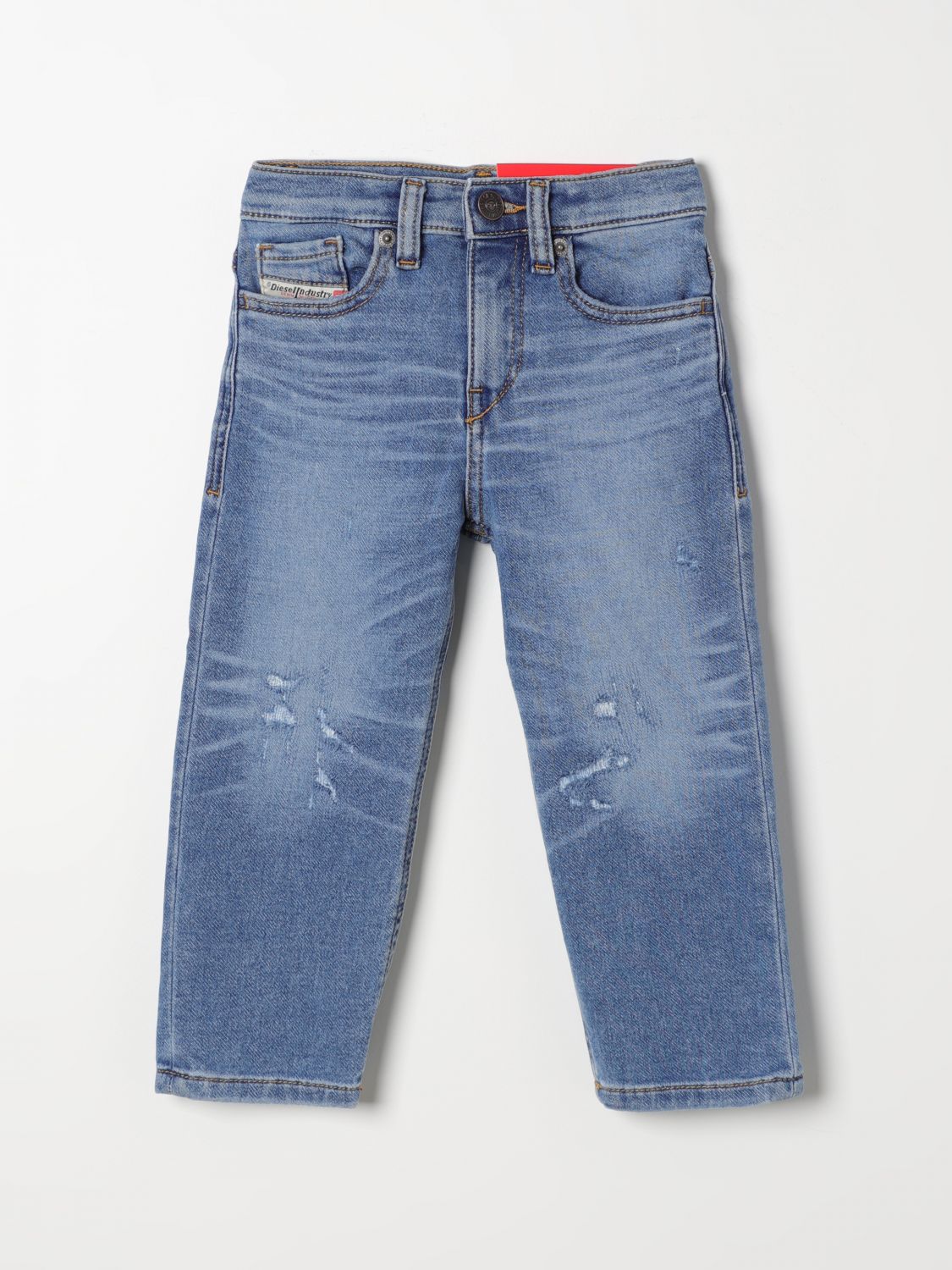 Diesel Trousers DIESEL Kids colour Blue