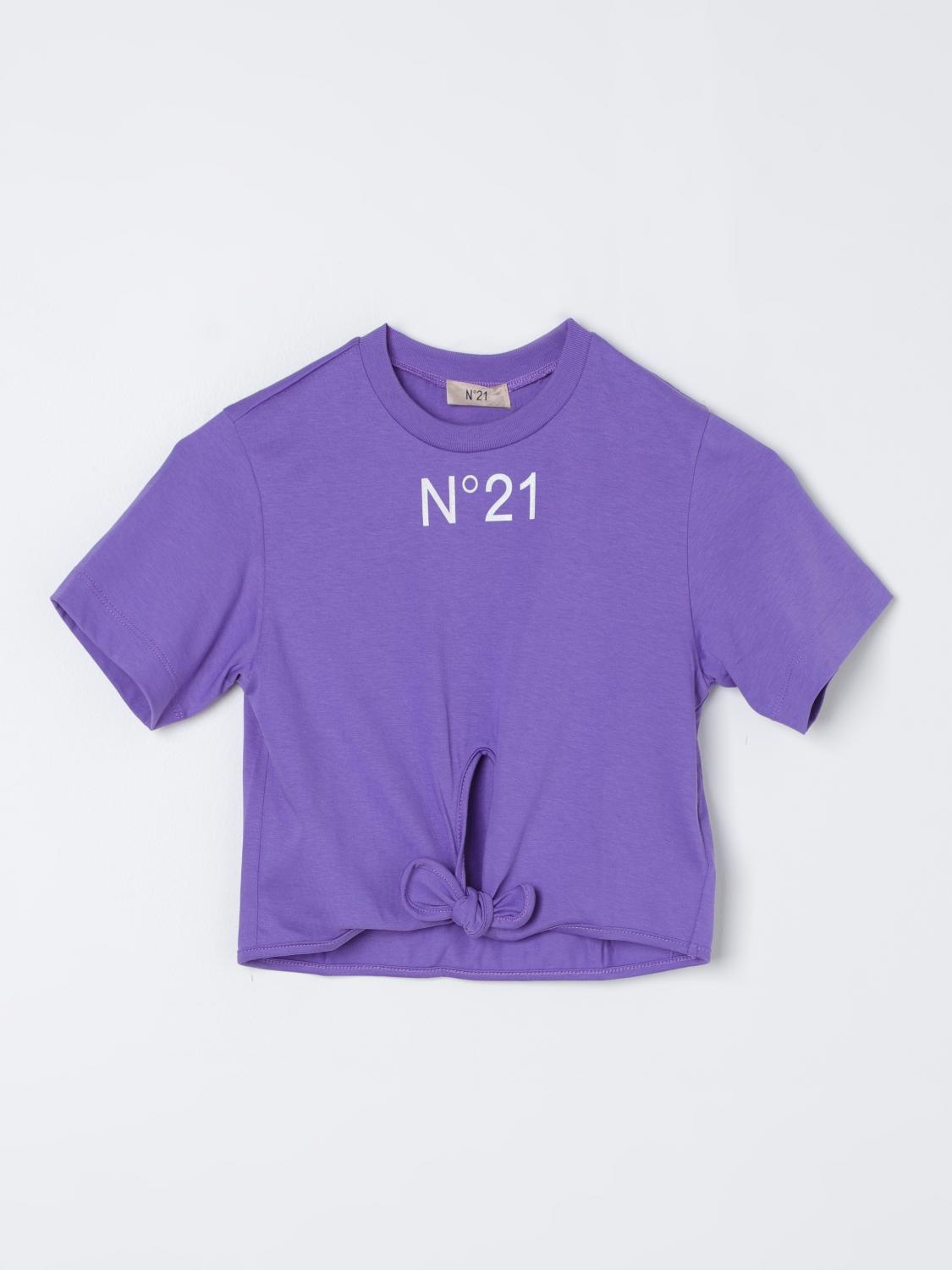 N° 21 T-Shirt N° 21 Kids colour Violet