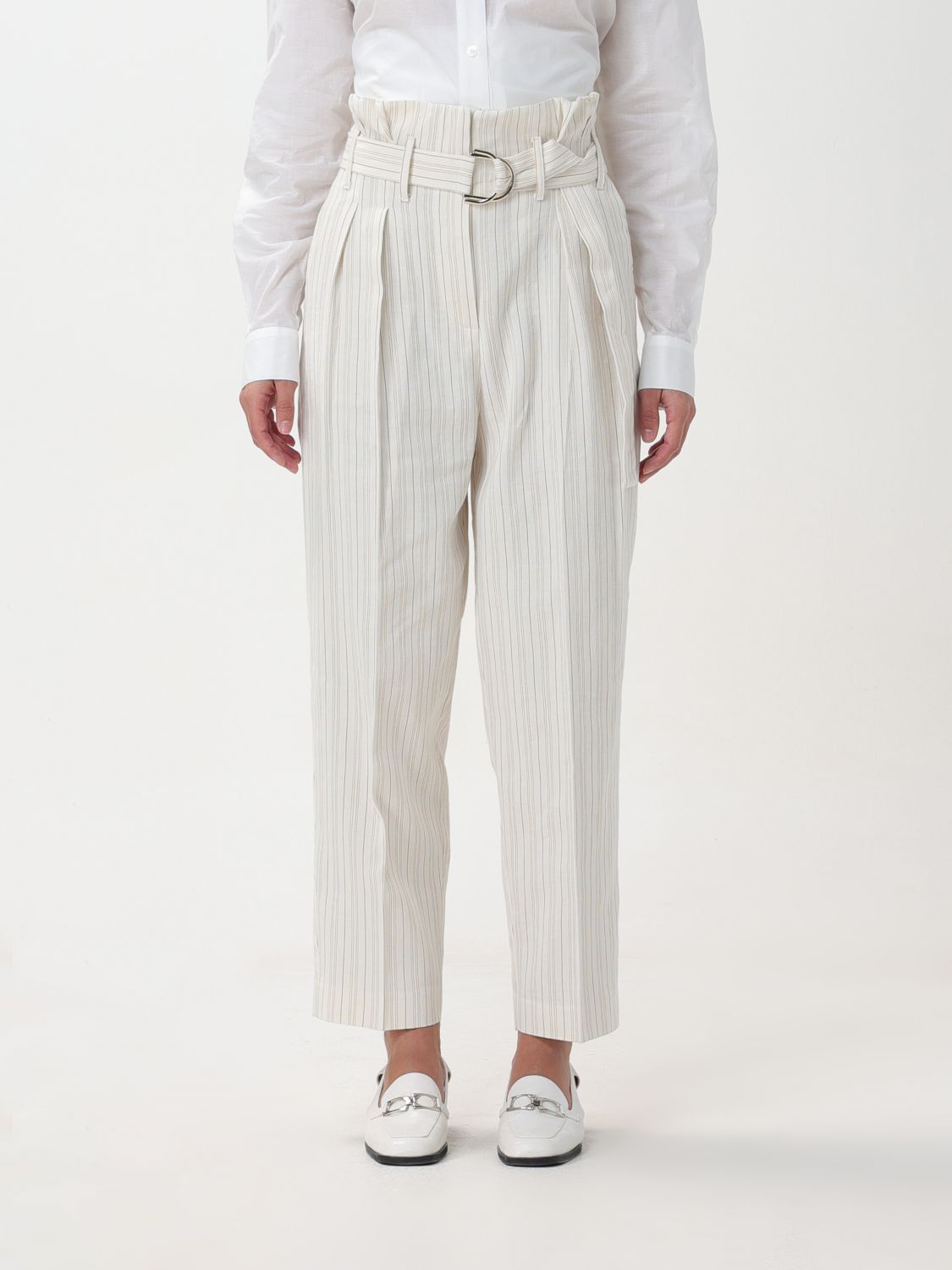 Liu Jo Trousers LIU JO Woman colour White