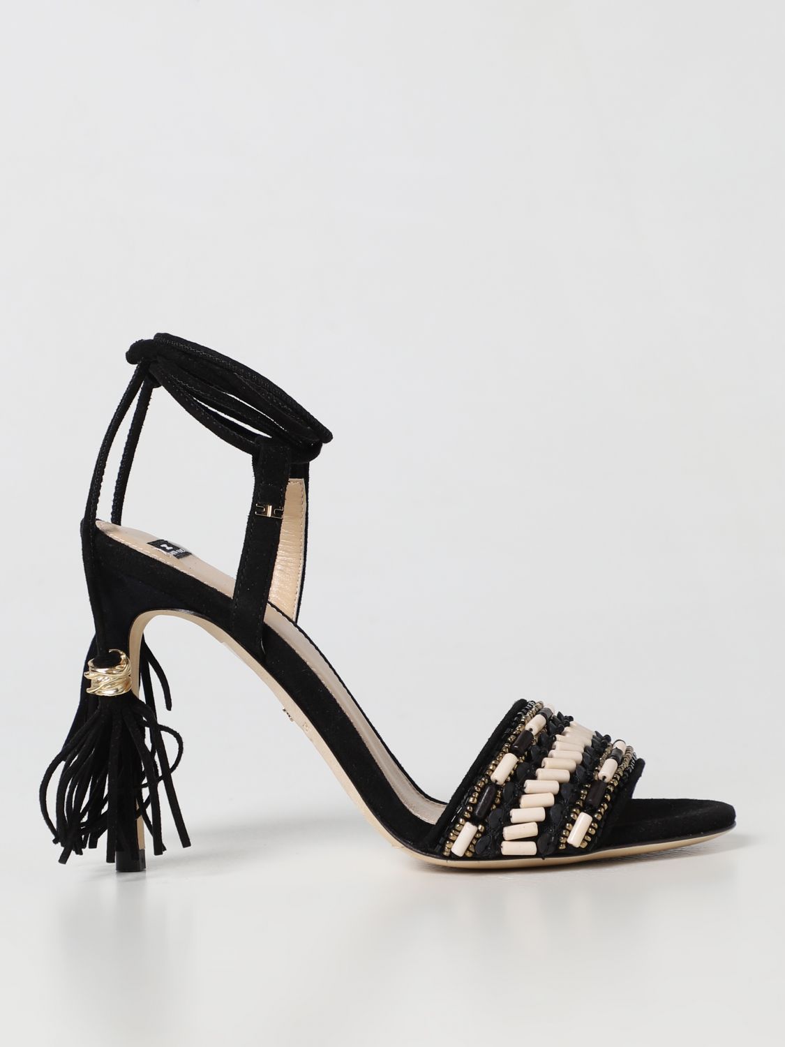 Elisabetta Franchi Heeled Sandals ELISABETTA FRANCHI Woman colour Black