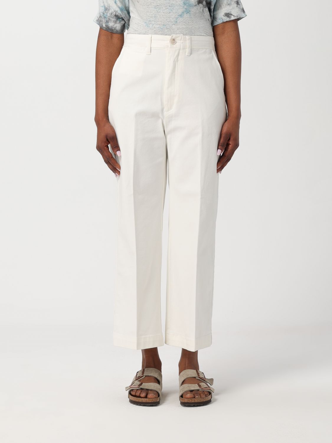 Polo Ralph Lauren Trousers POLO RALPH LAUREN Woman colour White